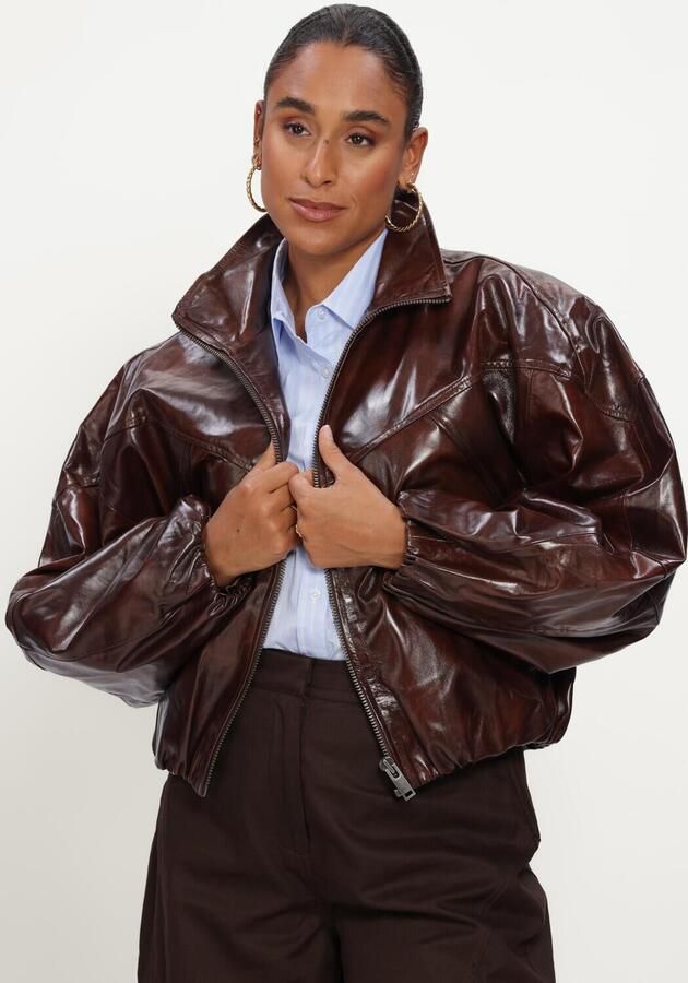 COPENHAGEN MUSE Dames Jassen Cmkrista-jacket Bruin - Foto 4