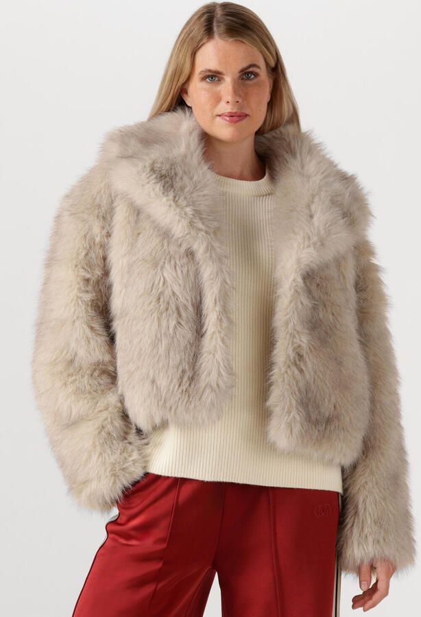 COPENHAGEN MUSE Dames Jassen Cmplushy-jacket Zand - Foto 4