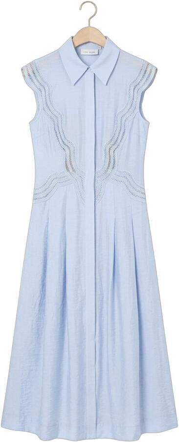 COPENHAGEN MUSE Dames Jurken Cmcole-dress Lichtblauw - Foto 4