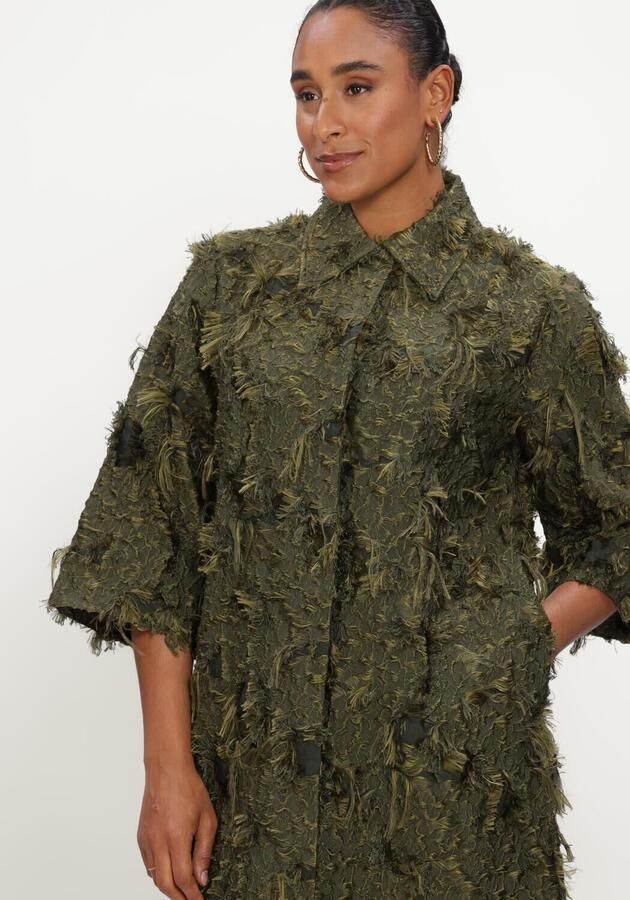 COPENHAGEN MUSE Dames Jurken Cmjany-dress Donkergroen - Foto 3