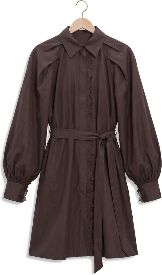 COPENHAGEN MUSE Dames Jurken Cmmolly-dress Bruin - Foto 4