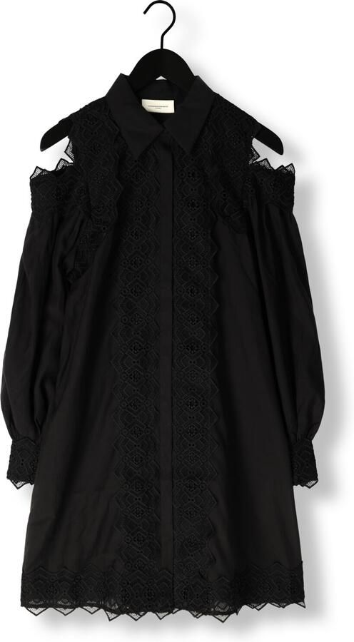 Copenhagen Muse Elegante Zwarte Midi Jurk Black Dames - Foto 3