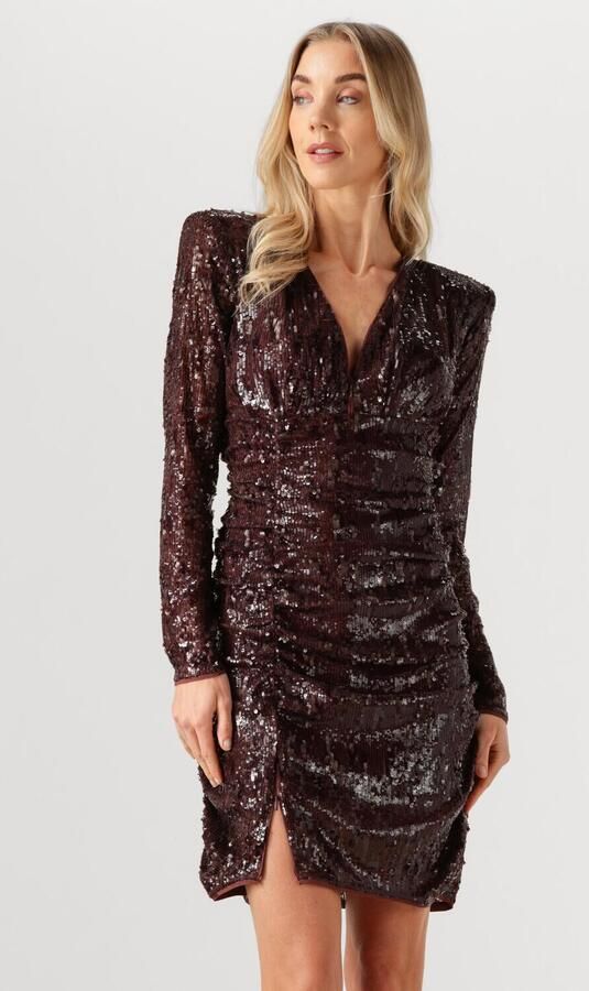 COPENHAGEN MUSE Dames Jurken Cmsequince-dress Bordeaux - Foto 4