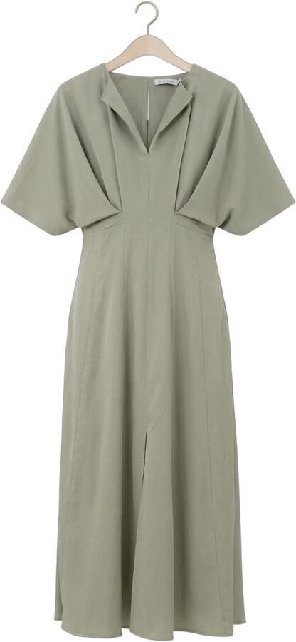 COPENHAGEN MUSE Dames Jurken Cmvianna-dress Khaki - Foto 4