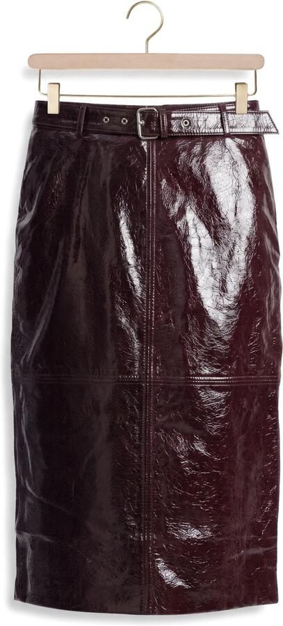 COPENHAGEN MUSE Dames Rokken Cmamy-skirt Bordeaux - Foto 4