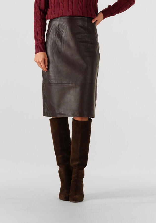 COPENHAGEN MUSE Dames Rokken Cmbaron-skirt Bruin - Foto 4