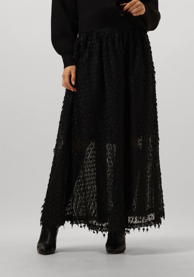 Copenhagen Muse Zwarte Maxi Rok Tijdloze Stijl Black Dames - Foto 4