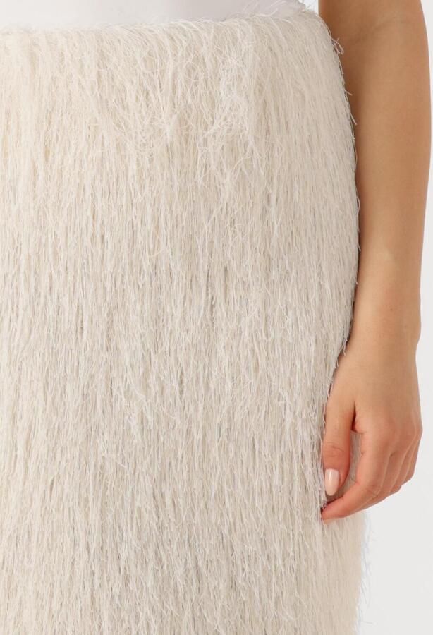 Copenhagen Muse Maxi-rok met franjes Fallon naturel - Foto 2