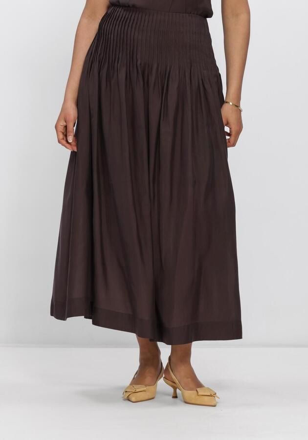 Cph Muse Midirok van lyocellmix met draperieën model 'MOLLY'