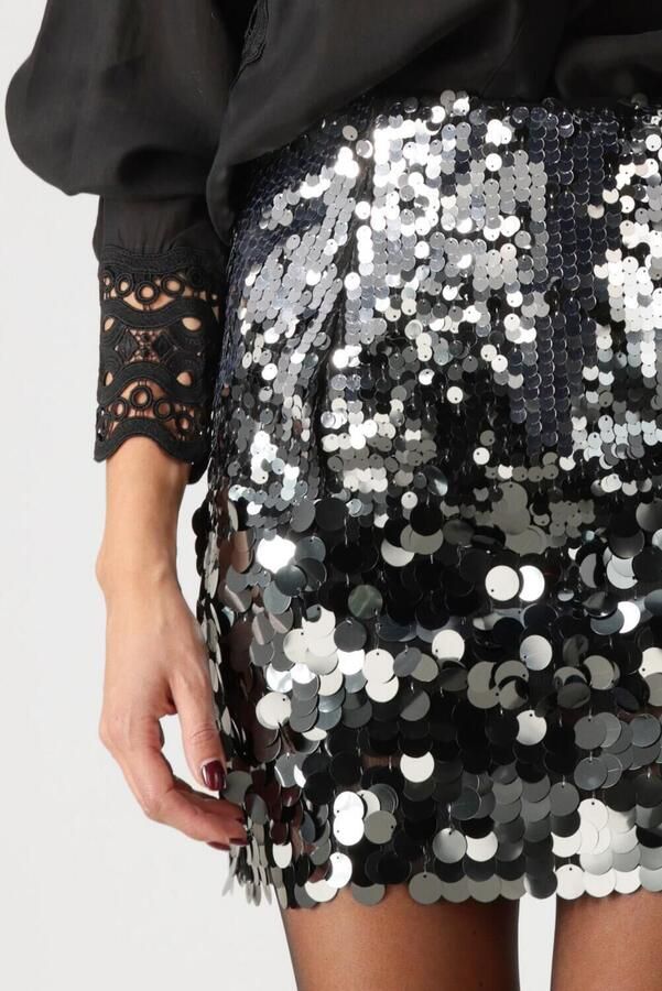 Copenhagen Muse Pailletten Minirok voor Feestavonden Gray Dames - Foto 3