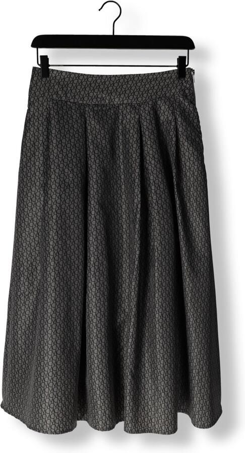 Copenhagen Muse Grijze Bedrukte Midi Rok Gray Dames - Foto 2