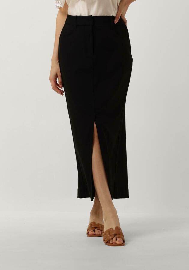 Copenhagen Muse Elegante Zwarte Tailor Rok Black Dames