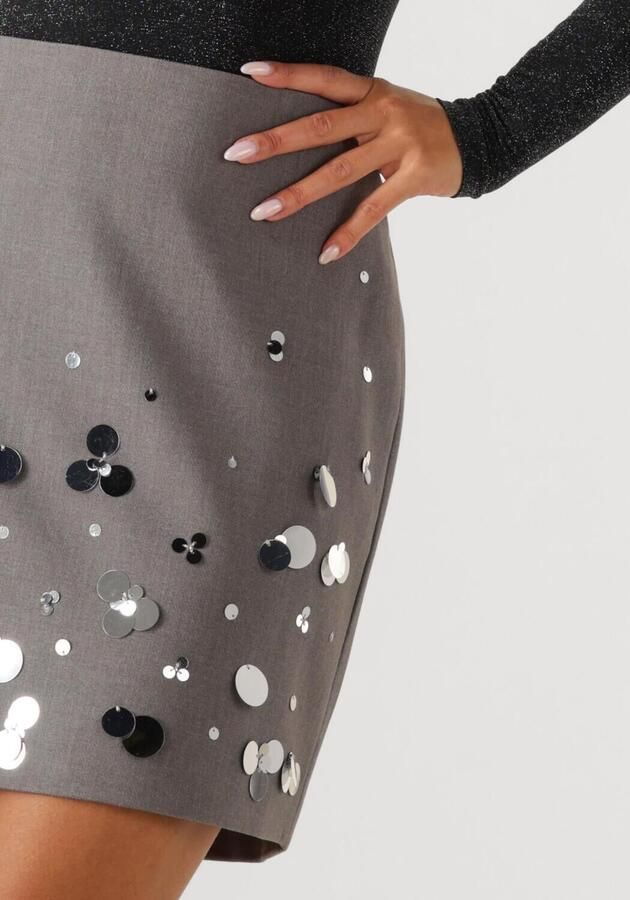 COPENHAGEN MUSE Dames Rokken Cmtailor-skirt Grijs - Foto 3