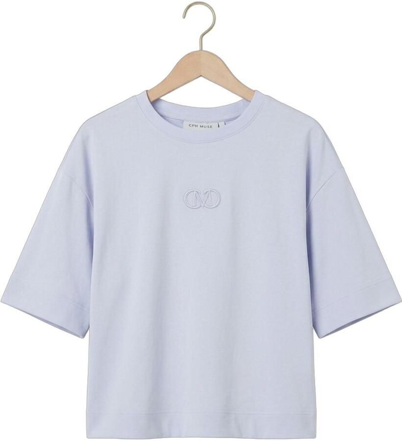 COPENHAGEN MUSE Dames Tops & T-shirts Cmmuse-tee Lichtblauw - Foto 2