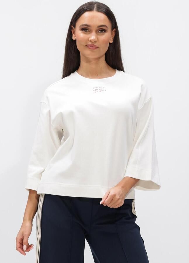 COPENHAGEN MUSE Dames Tops & T-shirts Cmmuse-tee Wit