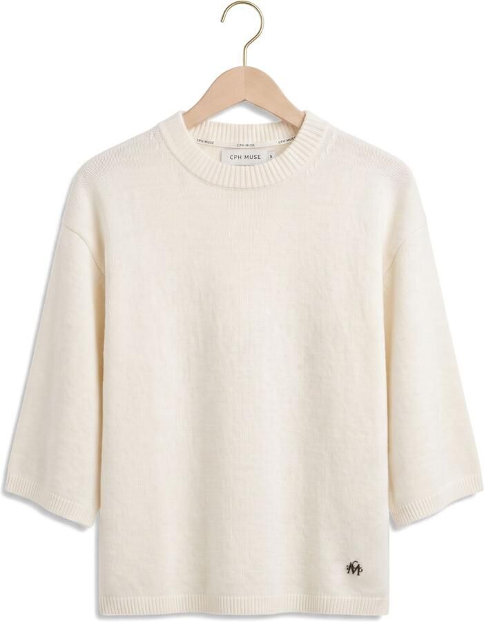 COPENHAGEN MUSE Dames Tops & T-shirts Cmsienna-pullover Gebroken Wit - Foto 2