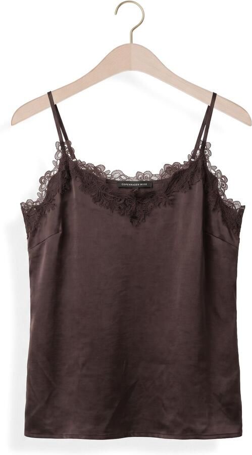 COPENHAGEN MUSE Dames Tops & T-shirts Cmsilia-top Bruin - Foto 4