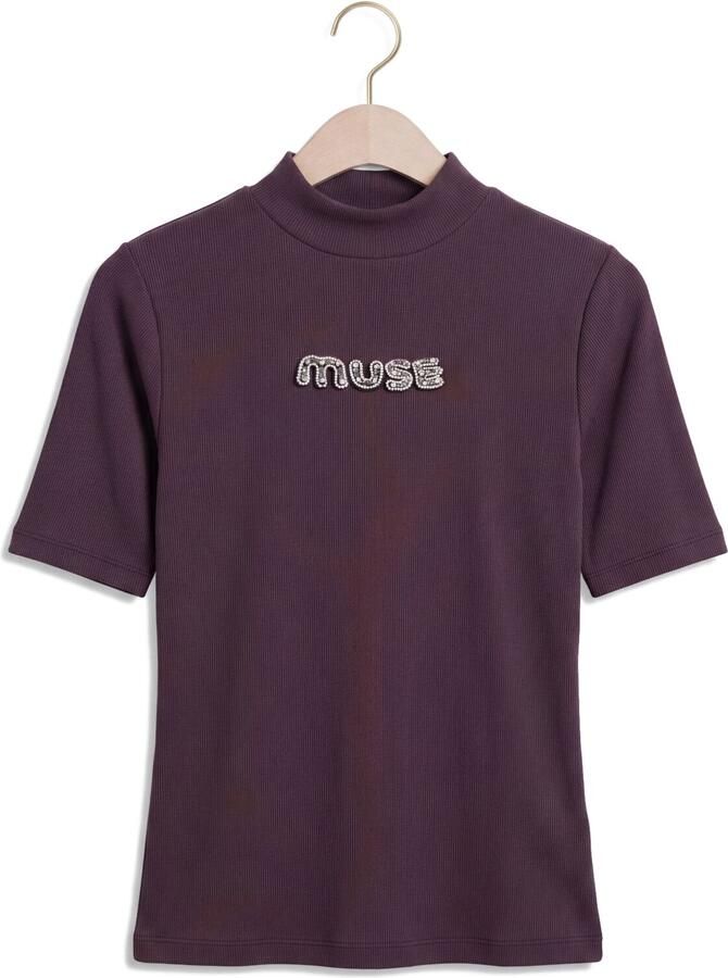 COPENHAGEN MUSE Dames Tops & T-shirts Cmsiv-tee Paars - Foto 2