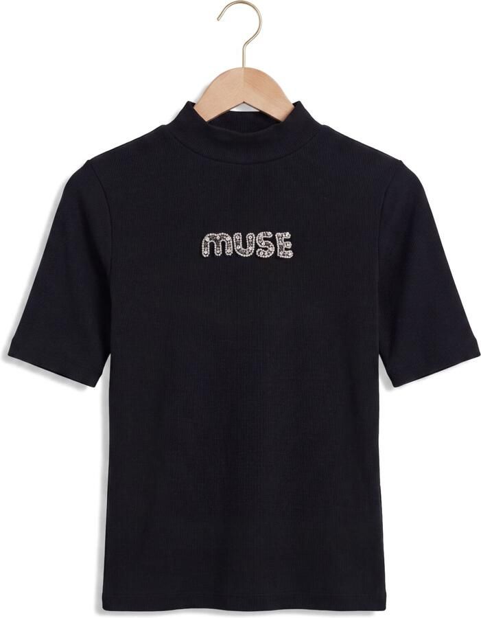 COPENHAGEN MUSE Dames Tops & T-shirts Cmsiv-tee Zwart - Foto 2