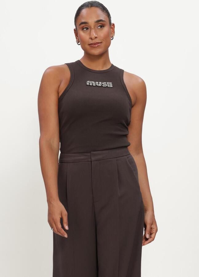 COPENHAGEN MUSE Dames Tops & T-shirts Cmsiv-to Bruin