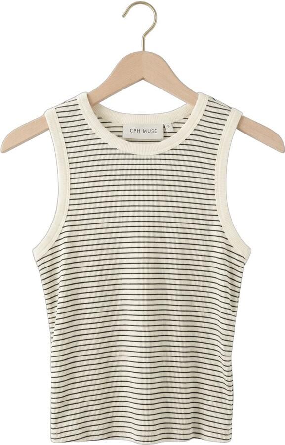 COPENHAGEN MUSE Dames Tops & T-shirts Cmsiv-top Gebroken Wit - Foto 4