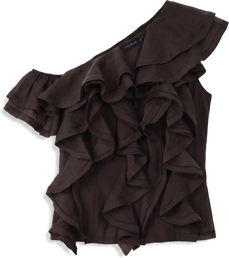 COPENHAGEN MUSE Dames Tops & T-shirts Cmtilly-blouse Bruin - Foto 2