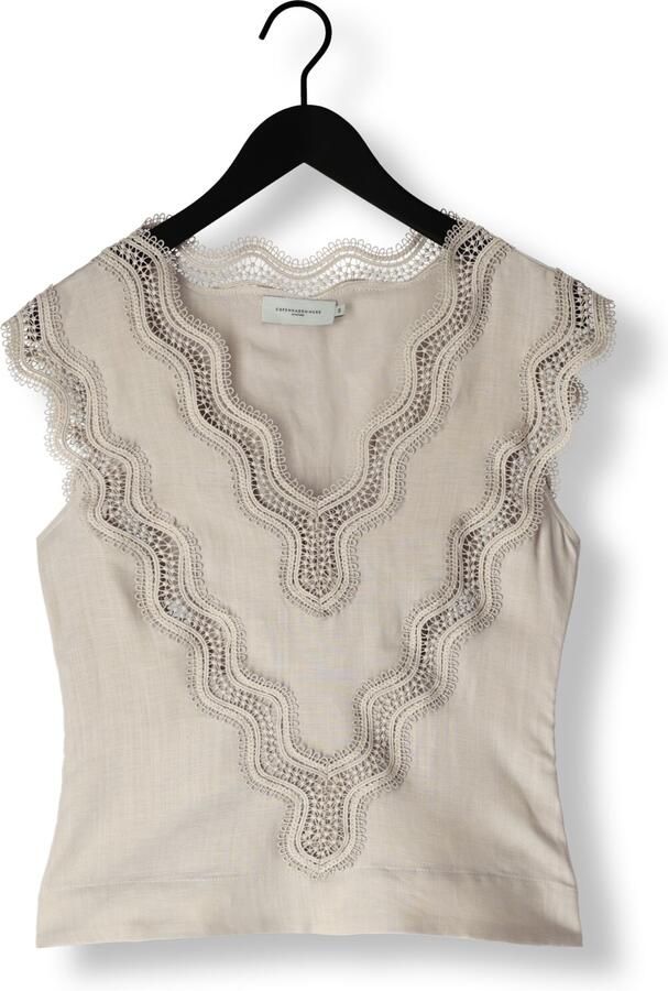COPENHAGEN MUSE Dames Tops & T-shirts Natuli Top Beige - Foto 2