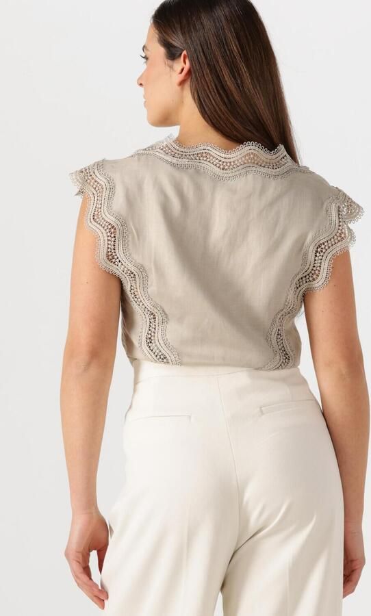 COPENHAGEN MUSE Dames Tops & T-shirts Natuli Top Beige - Foto 3