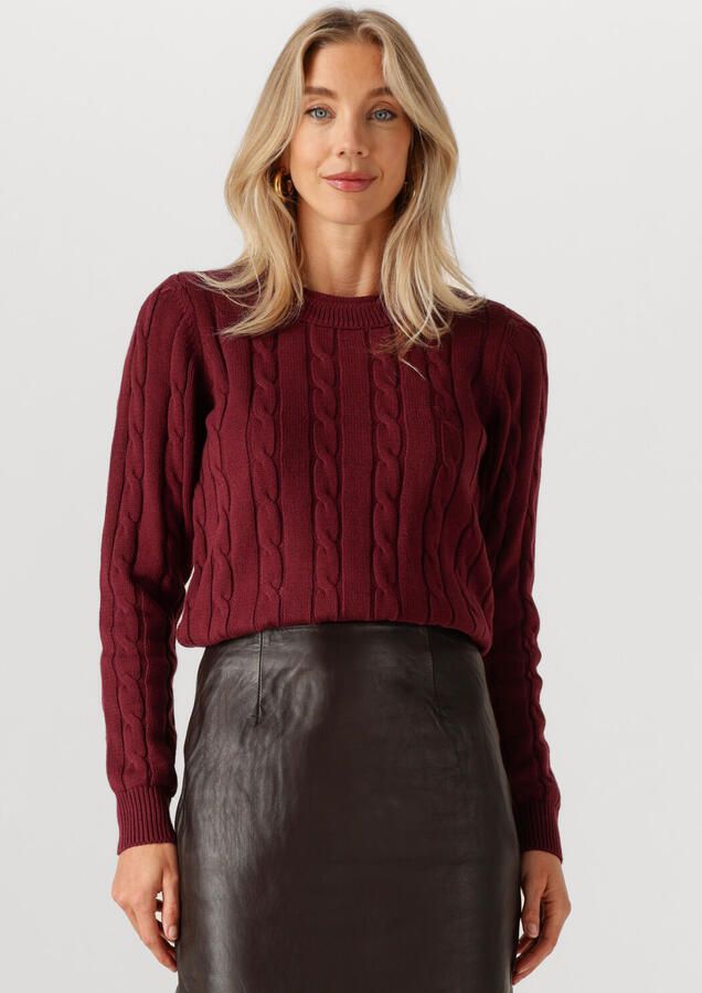 COPENHAGEN MUSE Dames Truien & Vesten Cmkotom-pullover Bordeaux - Foto 4