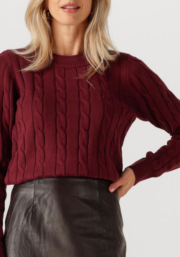 COPENHAGEN MUSE Dames Truien & Vesten Cmkotom-pullover Bordeaux - Foto 2