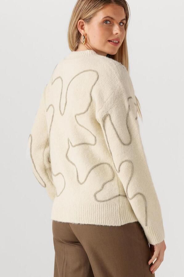 COPENHAGEN MUSE Dames Truien & Vesten Cmpella-pullover Creme - Foto 2