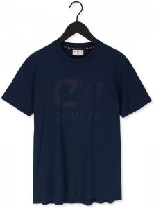 Cruyff Donkerblauwe T shirt Ximo Tee Cotton