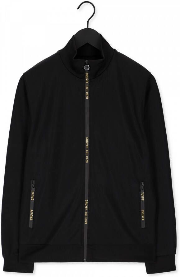 Cruyff Zwarte Sweater Enzo Track Top Poly Tricot