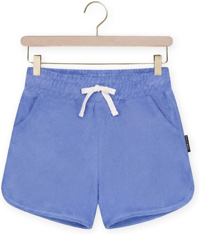 DAILY BRAT Jongens Broeken Gigglin Towel Shorts Blauw
