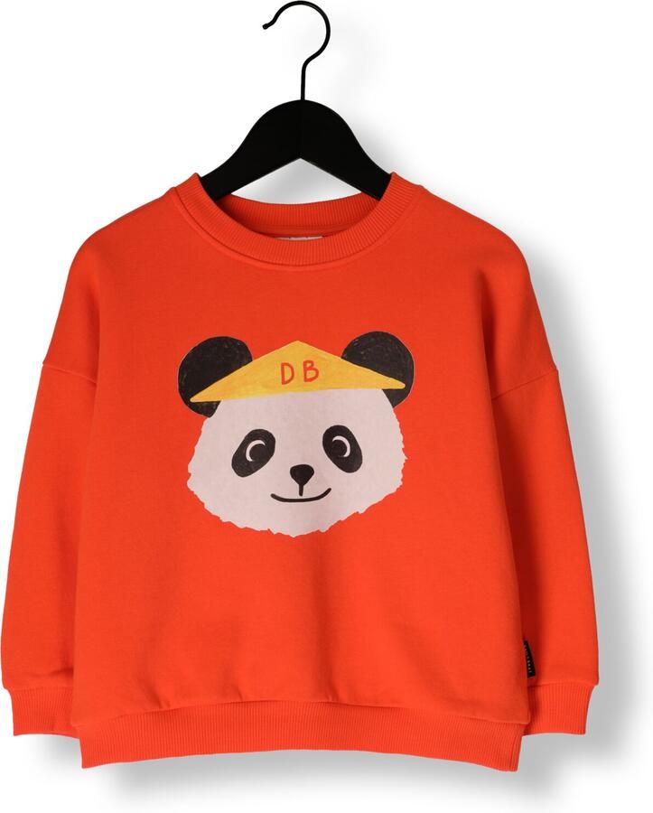DAILY BRAT Jongens Truien & Vesten Bao Panda Sweater Oranje - Foto 3