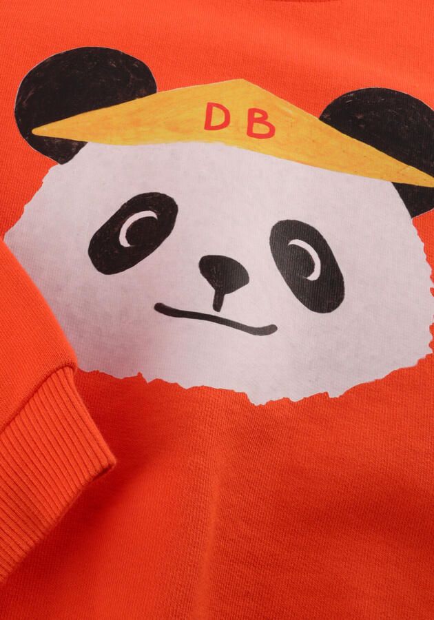 DAILY BRAT Jongens Truien & Vesten Bao Panda Sweater Oranje