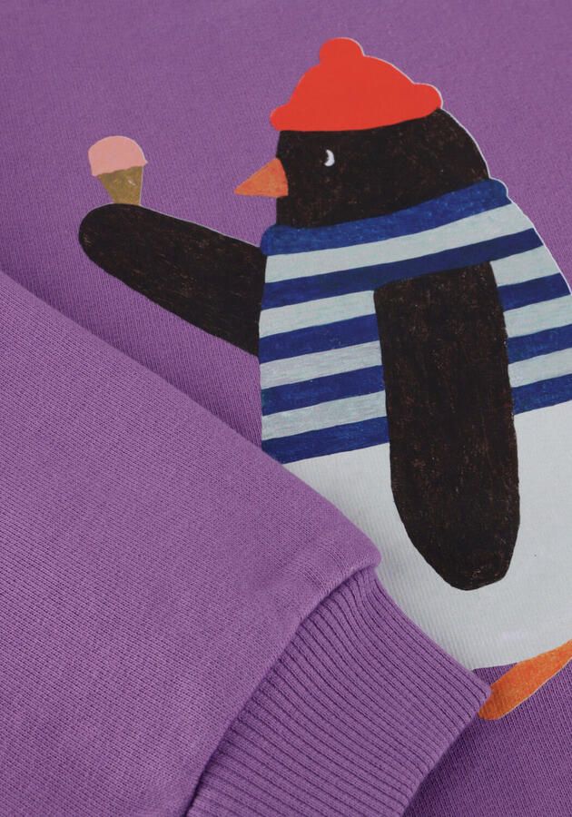 DAILY BRAT Jongens Truien & Vesten Waddles Pinguin Sweater Paars - Foto 3
