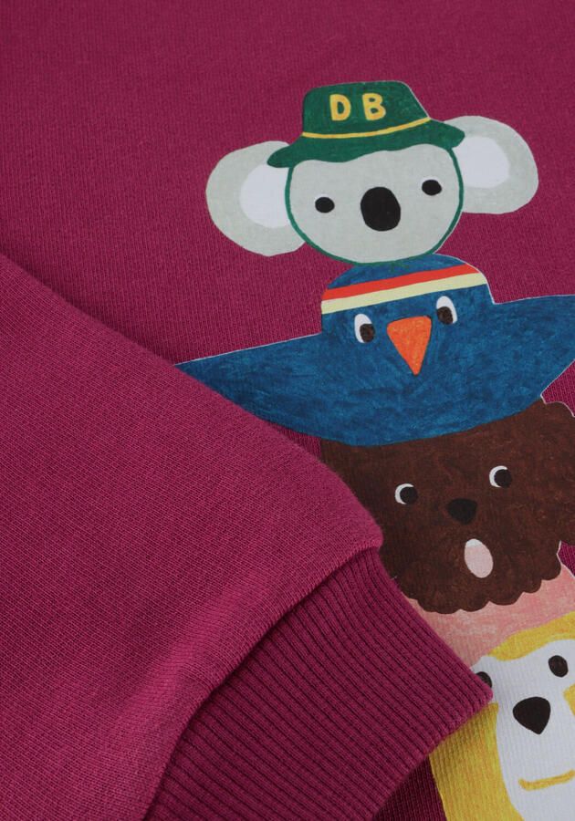DAILY BRAT Jongens Truien & Vesten Wobble Totem Sweater Bordeaux - Foto 3