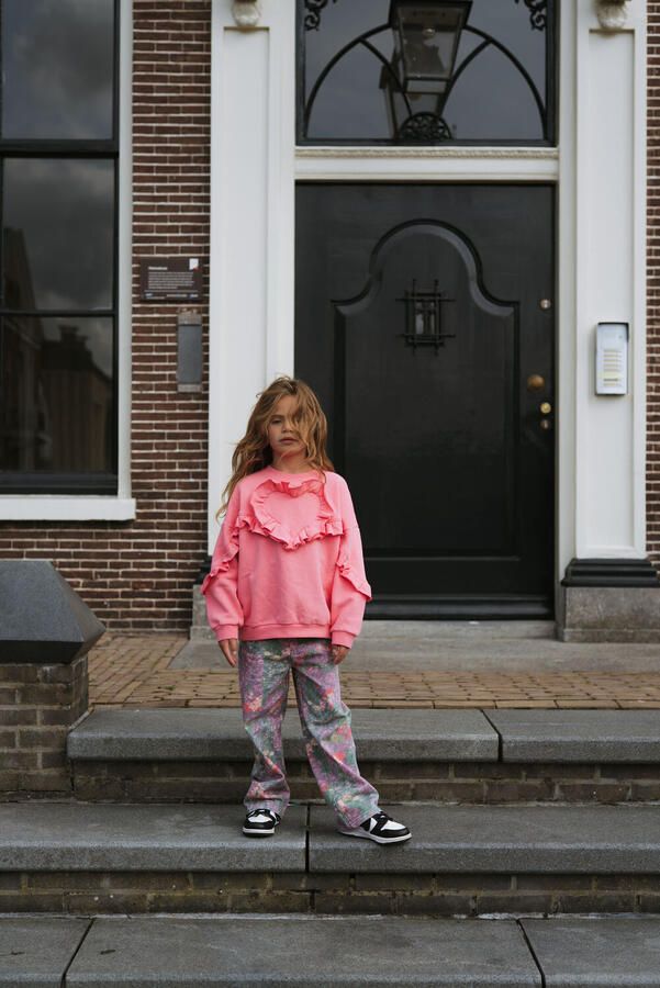 DAILY BRAT Meisjes Jeans Cheecky Flower Jeans Multi - Foto 2