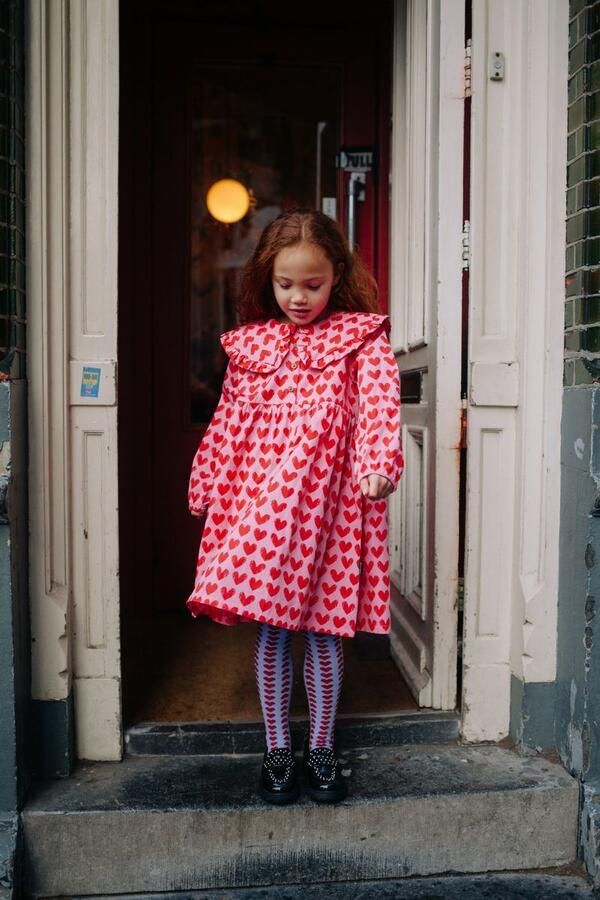 DAILY BRAT Meisjes Jurken Adore Dress Roze - Foto 2