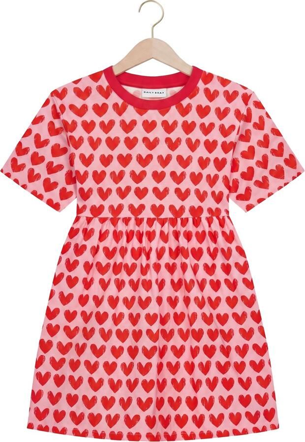 DAILY BRAT Meisjes Jurken Adore Snuggle Dress Roze - Foto 2