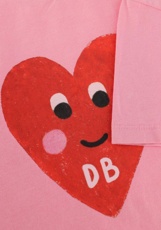 DAILY BRAT Meisjes Tops & T-shirts Patty Heart T-shirt Roze - Foto 2