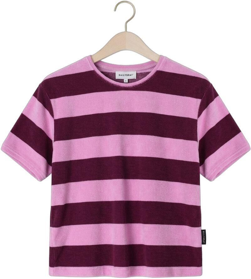 DAILY BRAT Meisjes Tops & T-shirts Stripet Towel T-shirt Roze