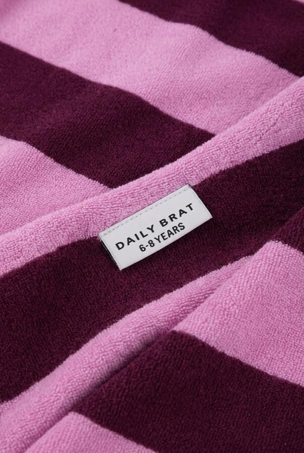 DAILY BRAT Meisjes Tops & T-shirts Stripet Towel T-shirt Roze - Foto 2