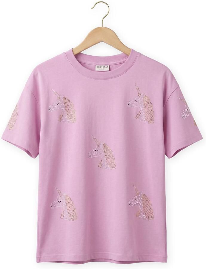DAILY BRAT Meisjes Tops & T-shirts Unicorn T-shirt Paars