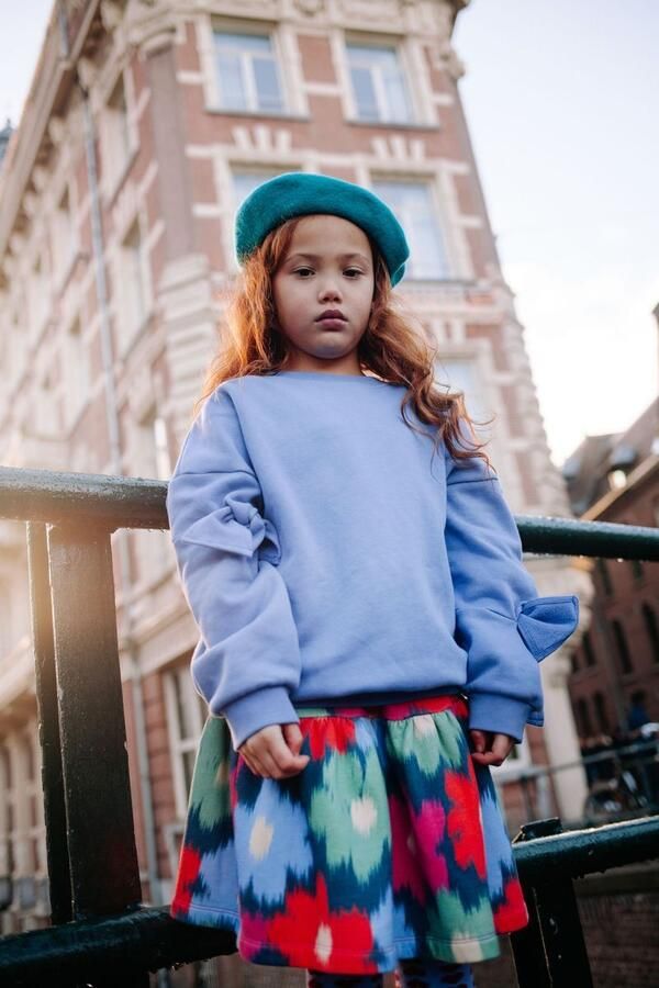 DAILY BRAT Meisjes Truien & Vesten Cherry Twist Sweater Lila - Foto 2