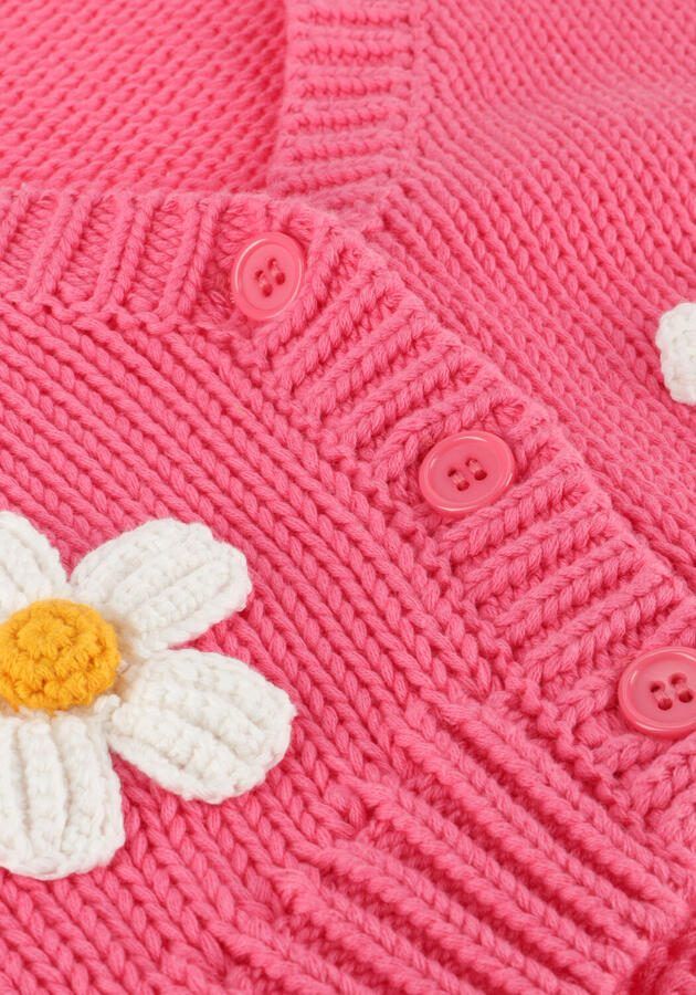 DAILY BRAT Meisjes Truien & Vesten Daisy Darling Knitted Cardigan Roze - Foto 2