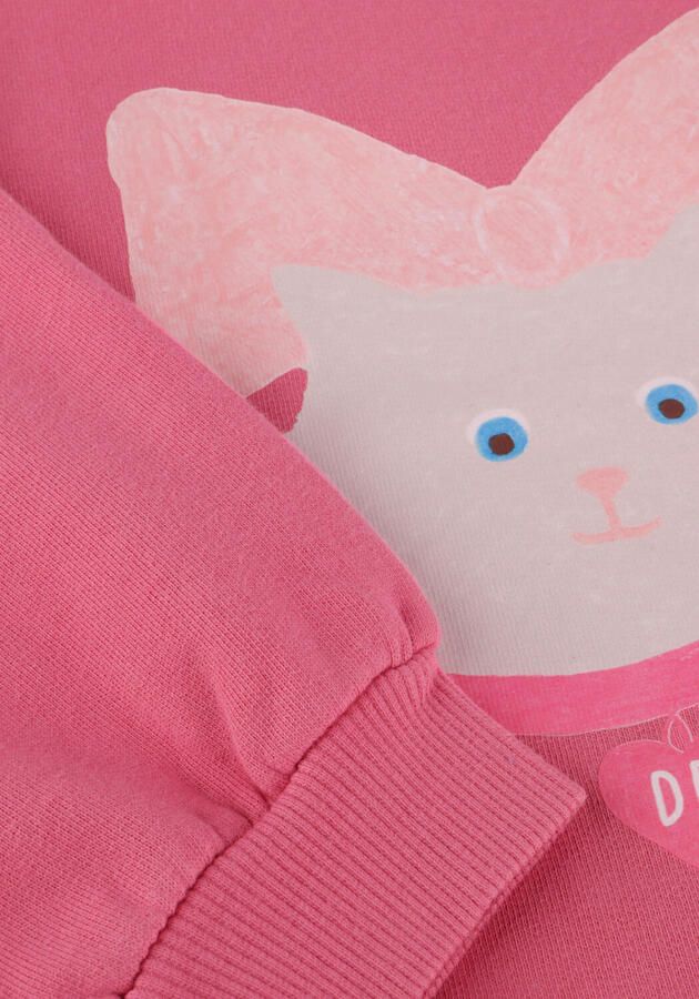 DAILY BRAT Meisjes Truien & Vesten Kitty Cat Sweater Roze - Foto 3