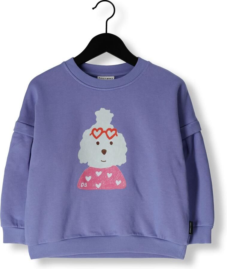 DAILY BRAT Meisjes Truien & Vesten Mary Puppins Sweater Paars - Foto 3