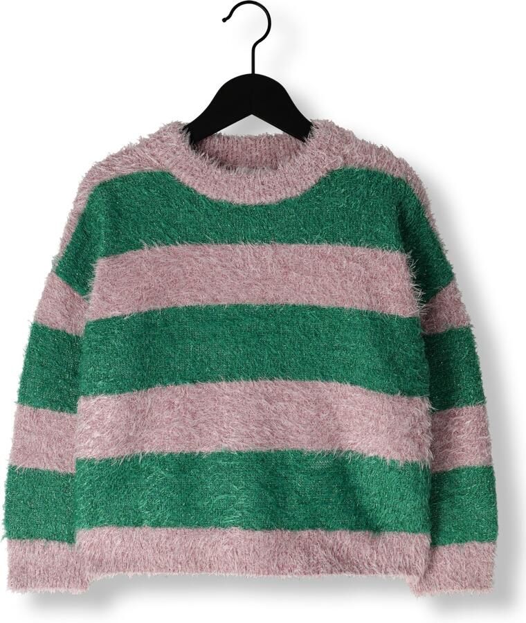 DAILY BRAT Meisjes Truien & Vesten Twinkle Striped Sweater Paars - Foto 3
